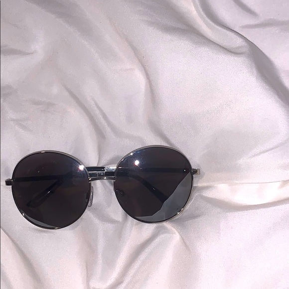 Sunglasses- brown with gold hardware & grey/silver - Picture 2 of 3